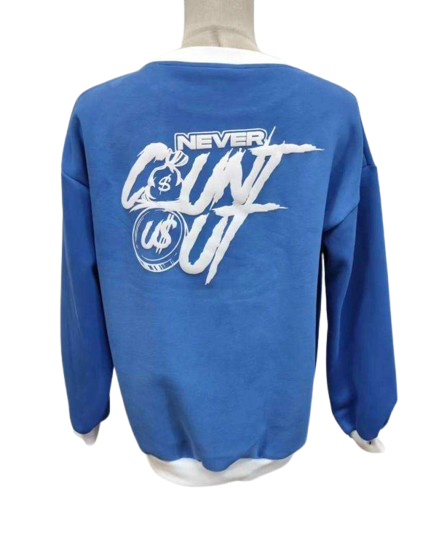 HRC BLUE CASHMERE SWEATER